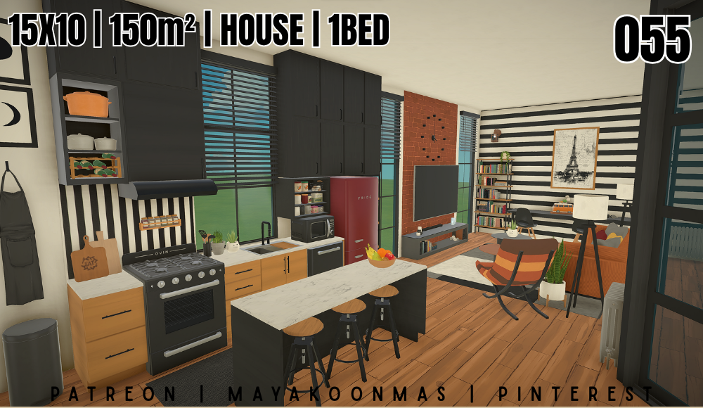 055 HOUSE 1BED 15X10 image 2