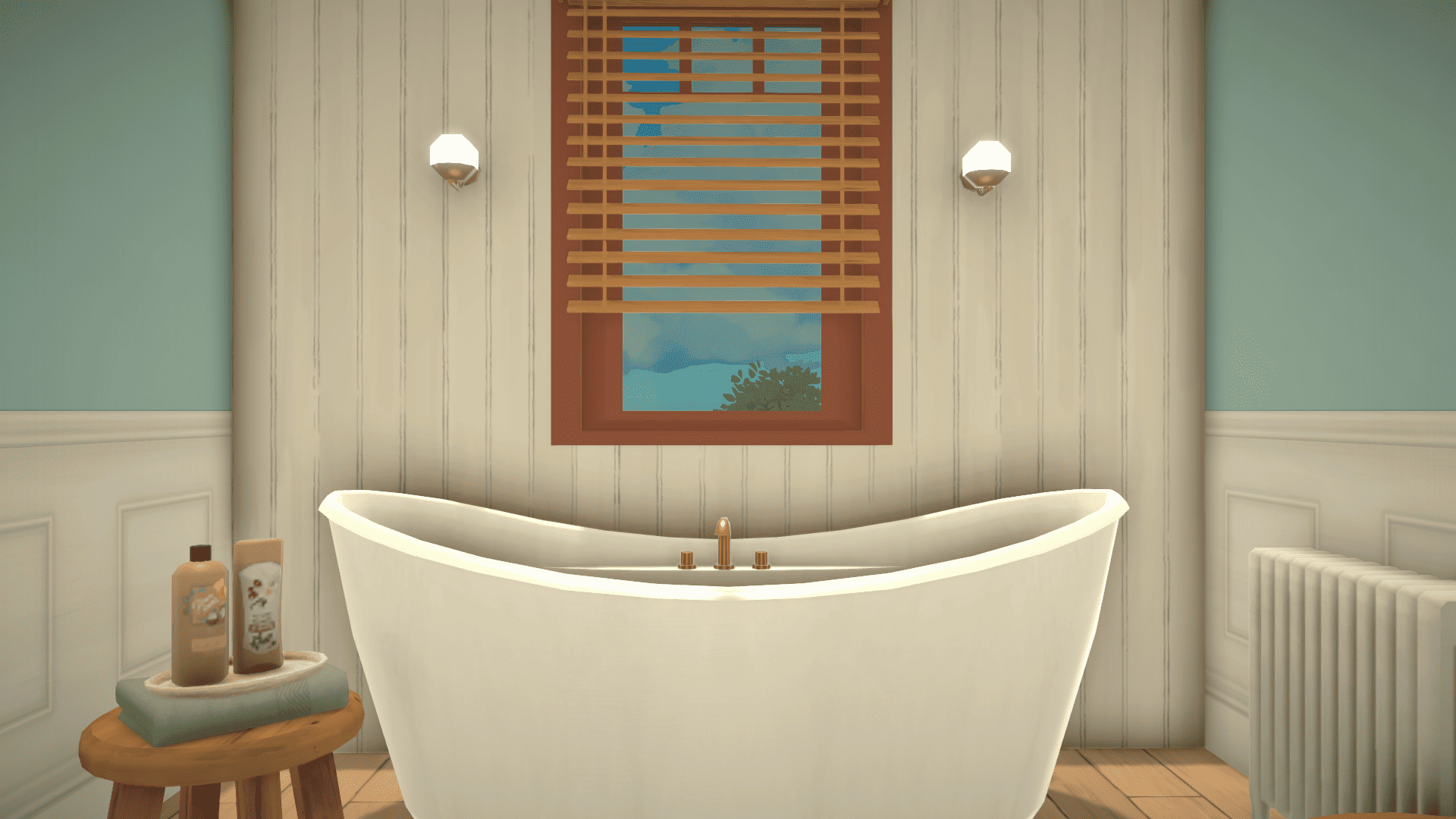 Cozy country bathroom image 1