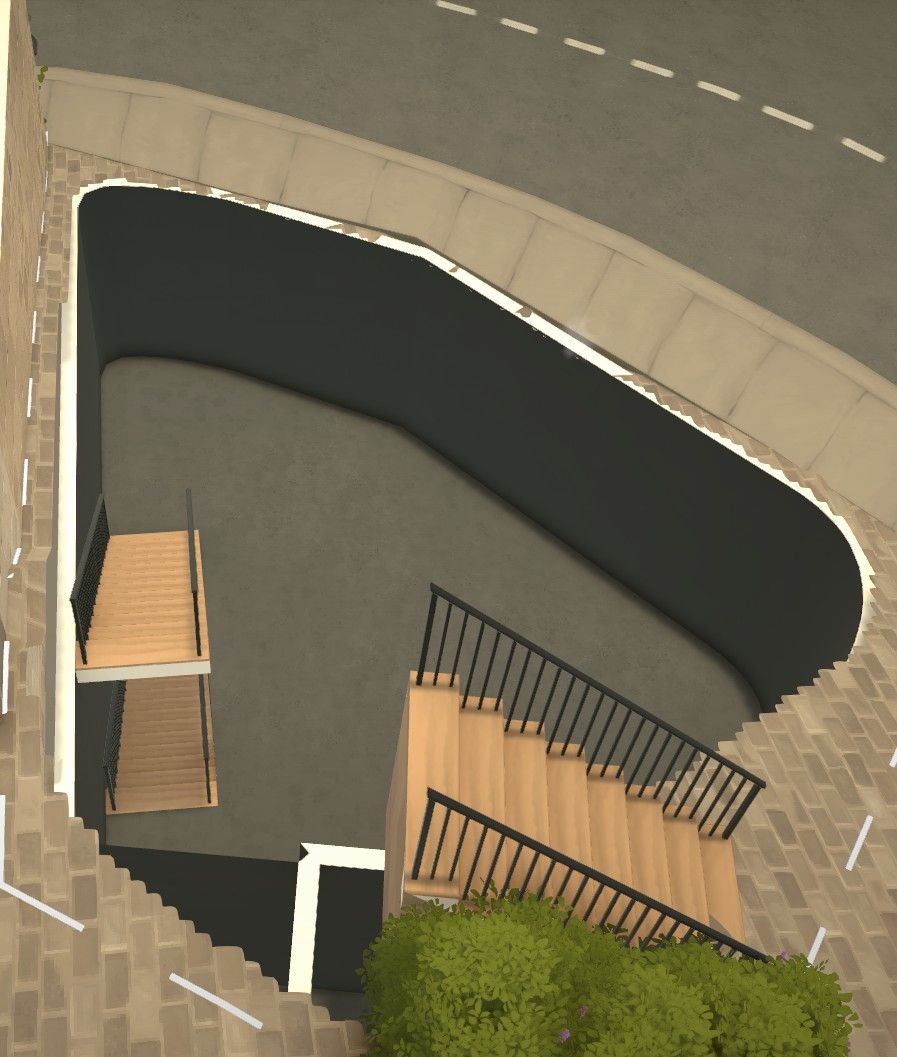 Plaza Corner Shell < 17k v2 (no platform stairs) image 14