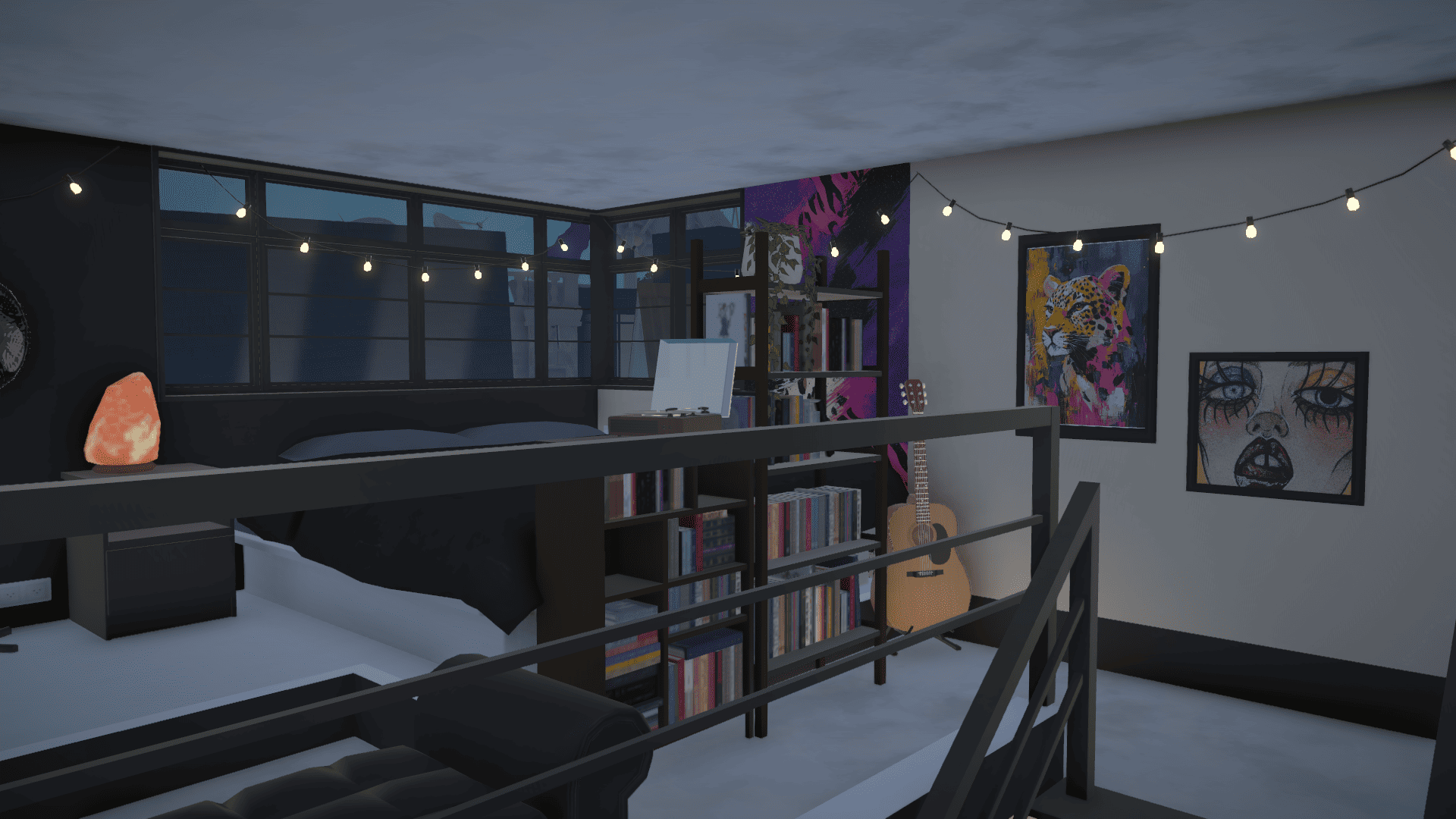loft apartment, decorated image 6