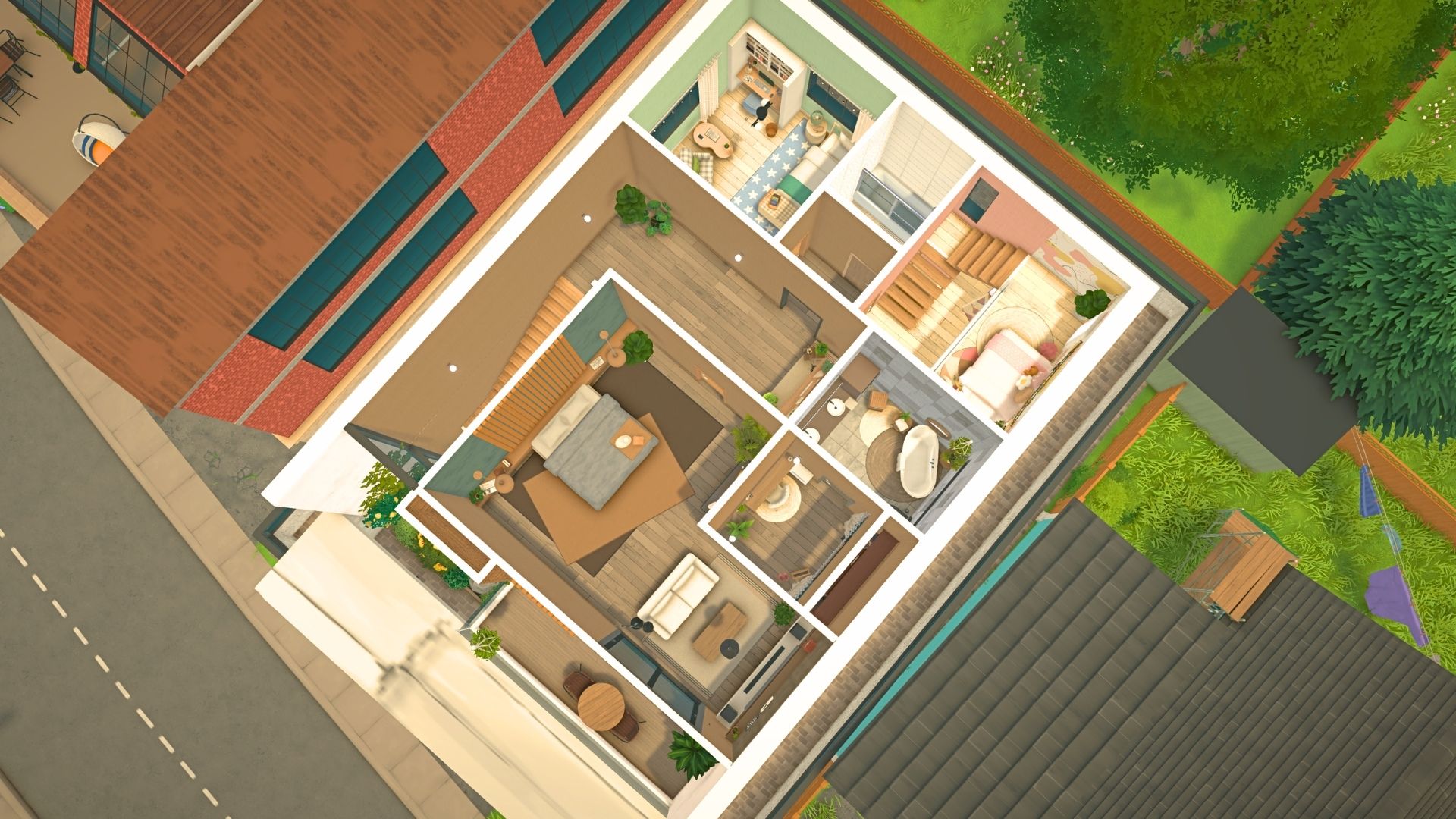 Modern Home with Loft image 20