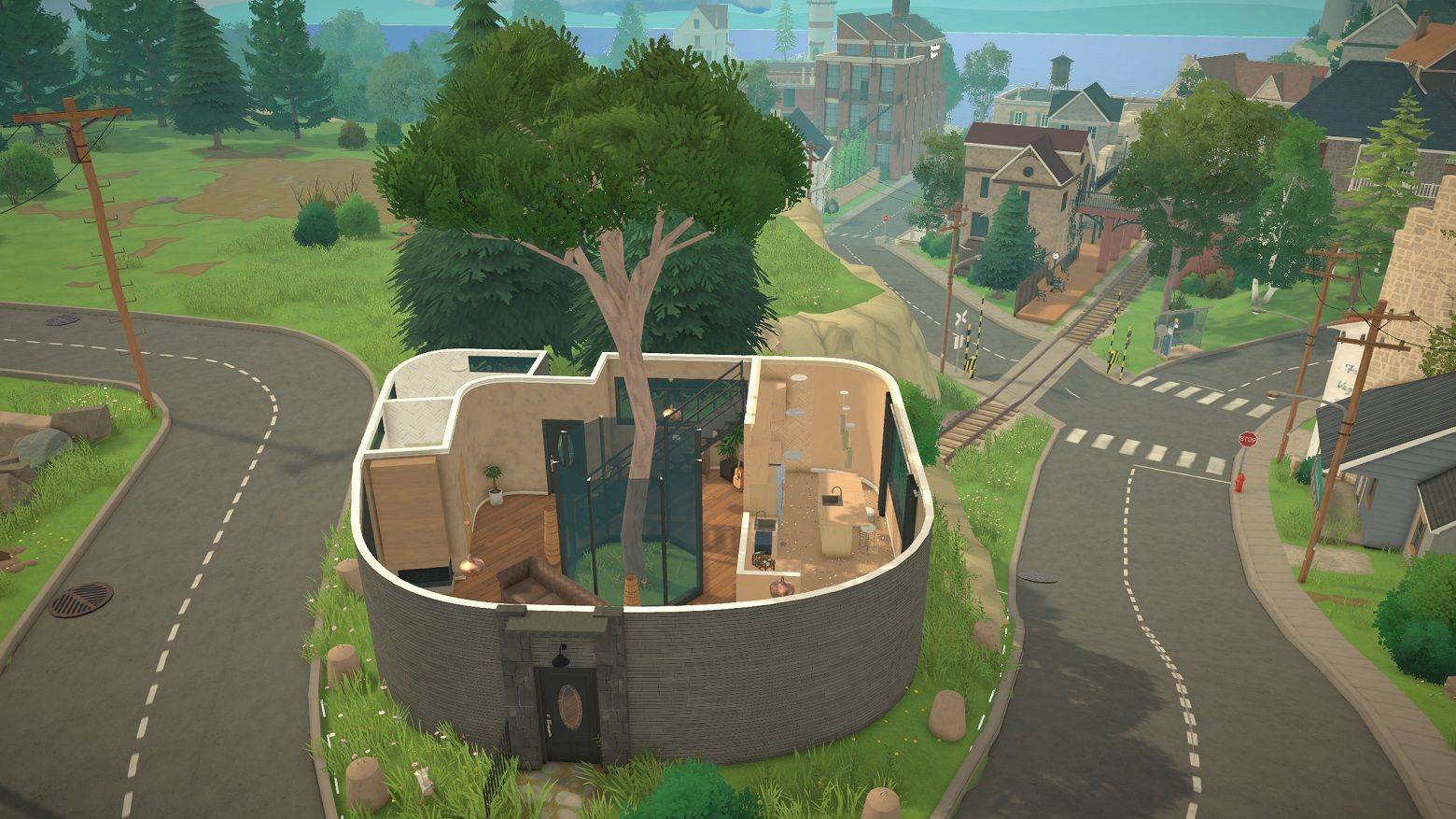 A house built around a tree image 5