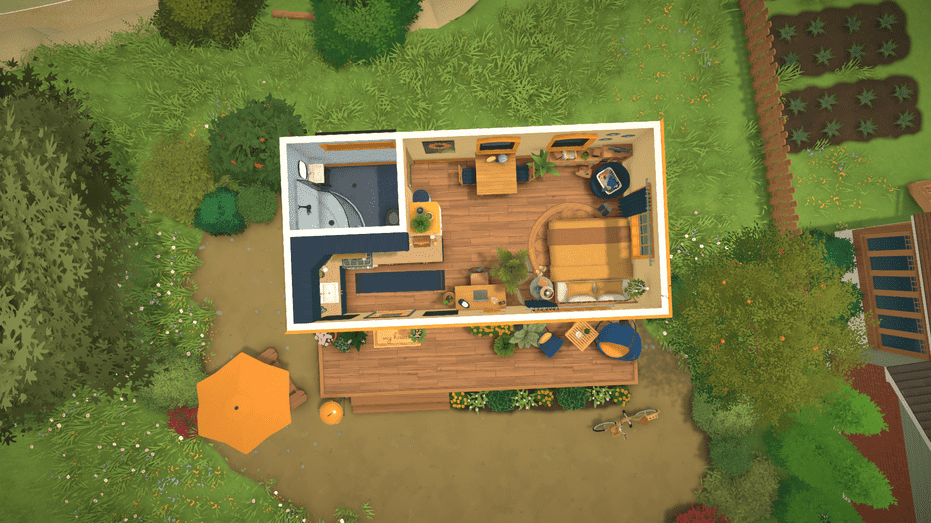 Blue Tiny House image 2