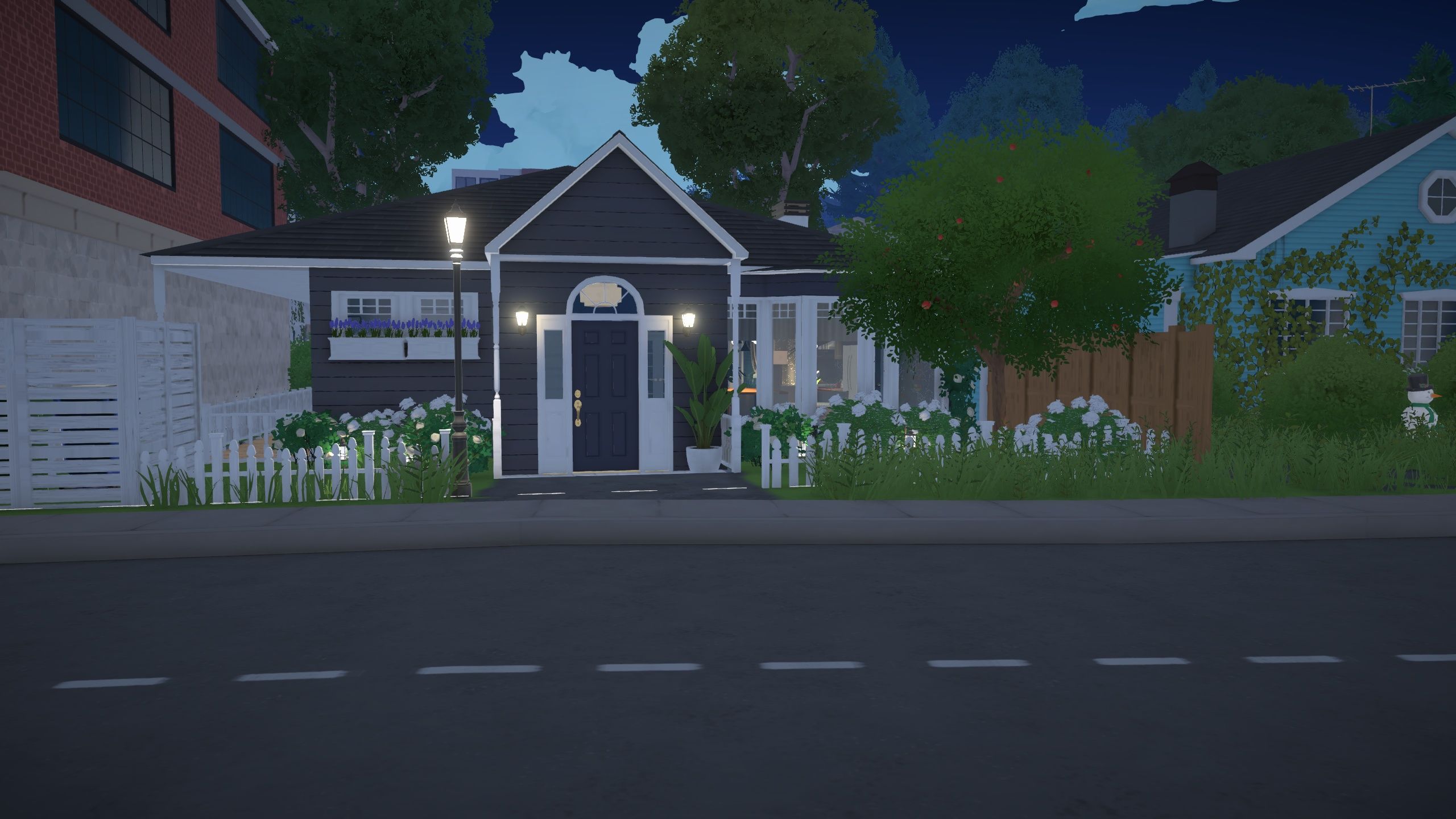 Blue suburban-ish image 1