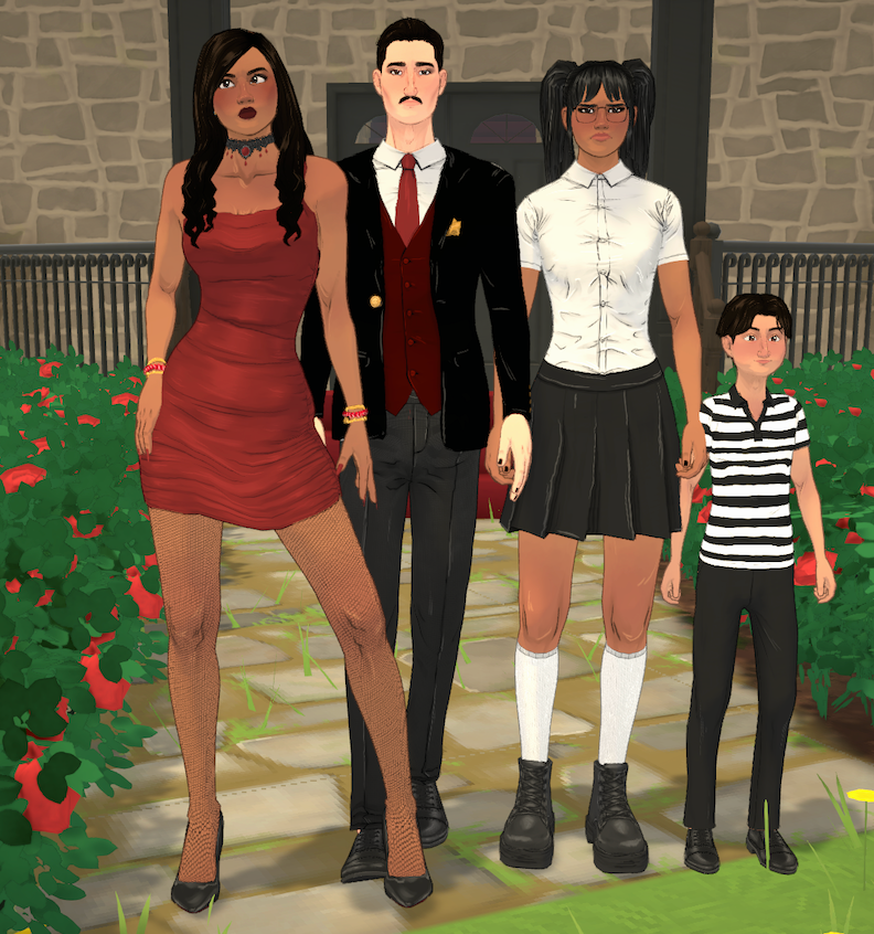 La familia Lápida/Goth Family image 1