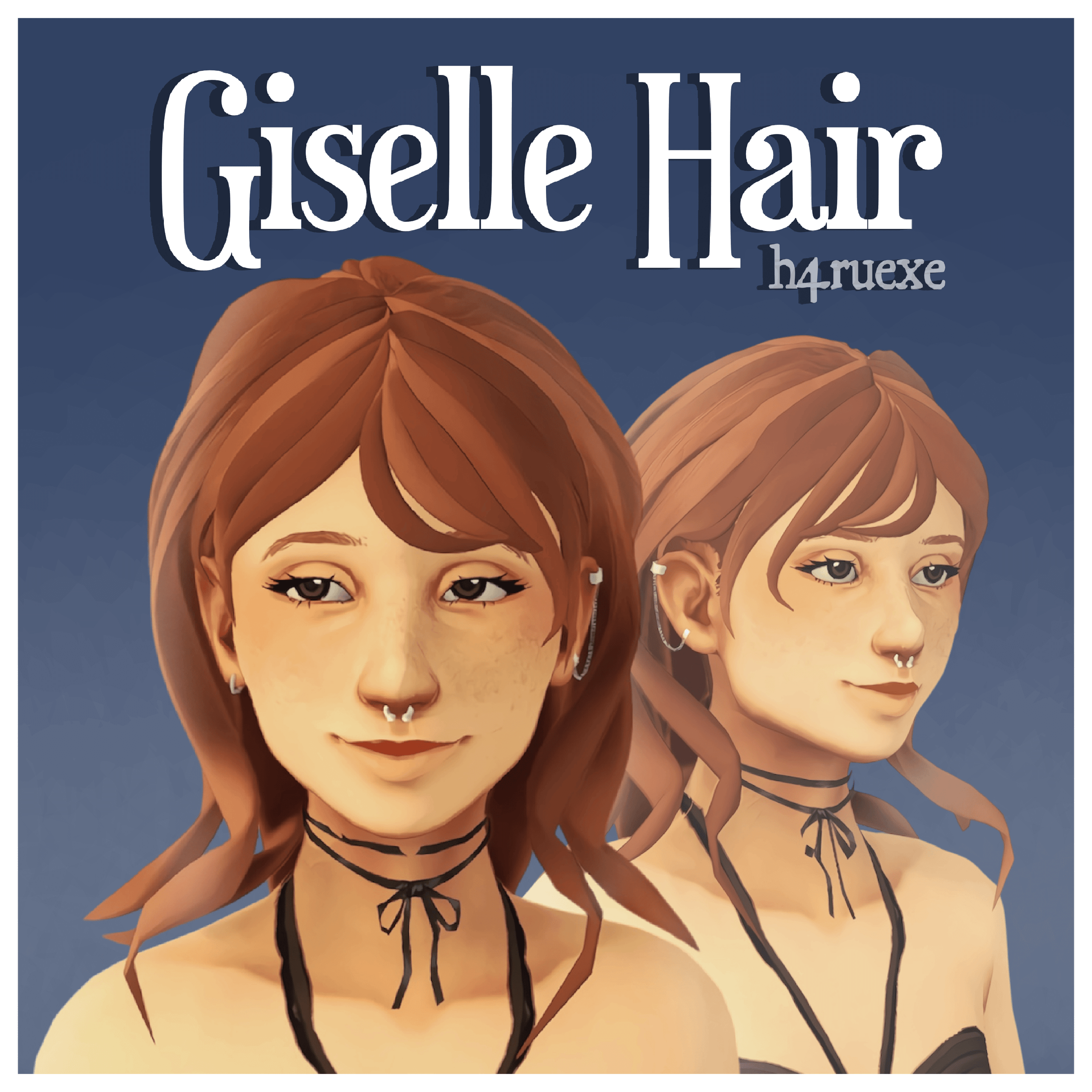 [h4ruexe] Hair Giselle image 1