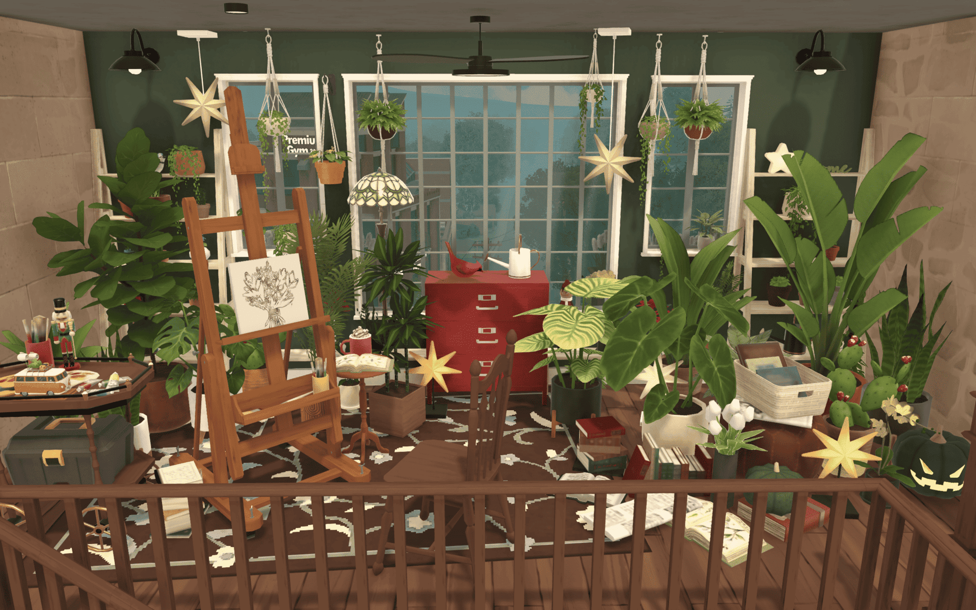 Botanist's workspace (vintage botanical) image 1
