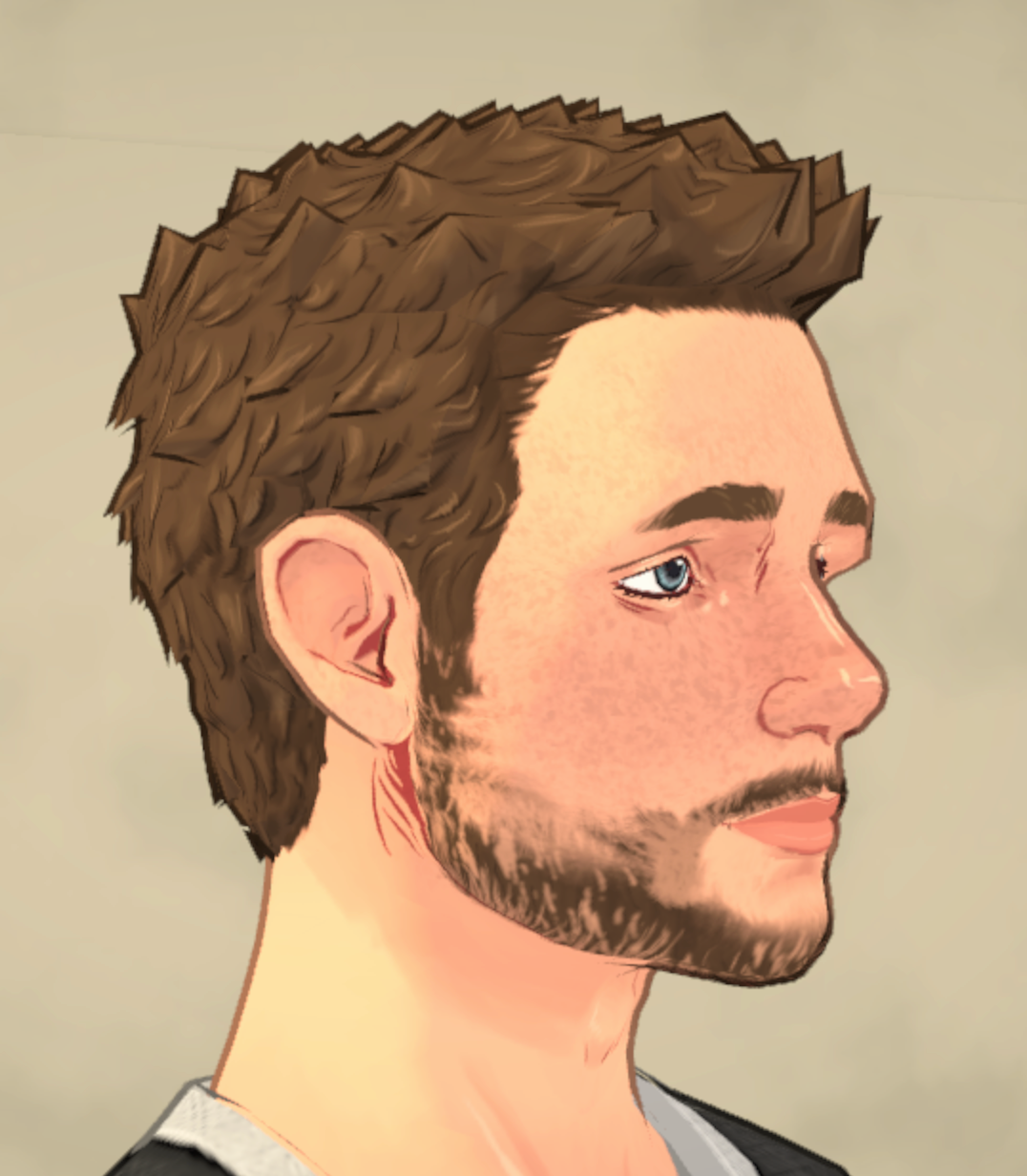Vanilla-like Scruffy Facial Hair image 1