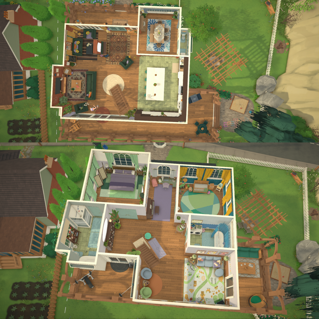 Colorful Open Concept Family Home image 2