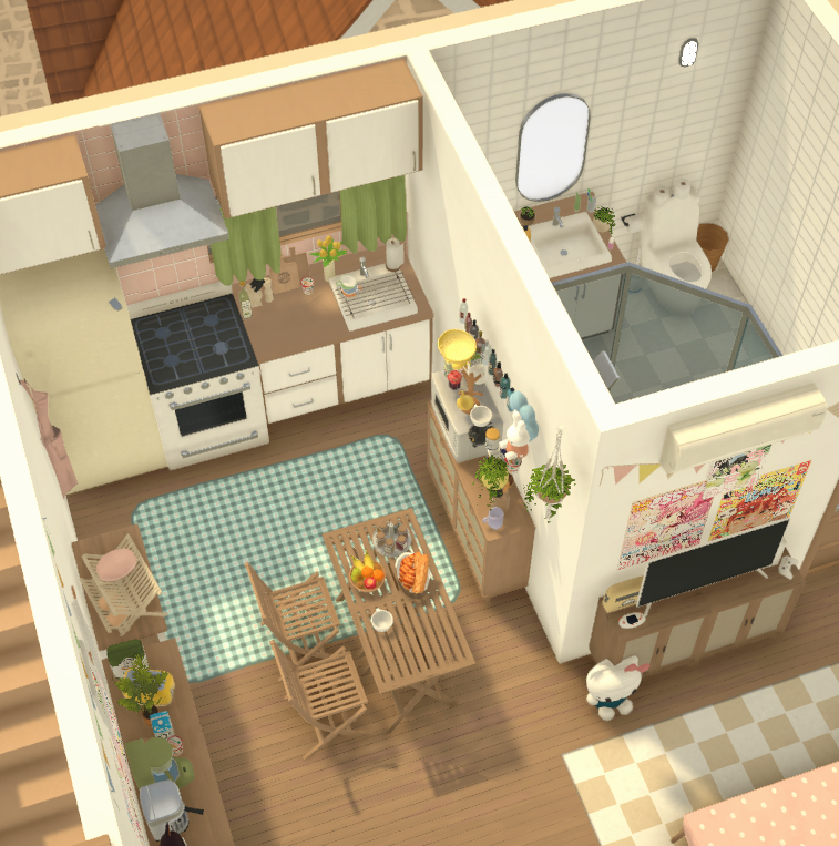 cute loft house build image 3
