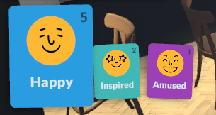 Emotion Colors with Blue Happy image 2