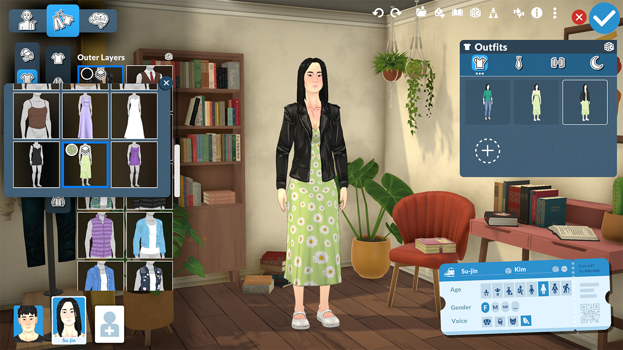 Unlock jacket + dress layer combination image 1