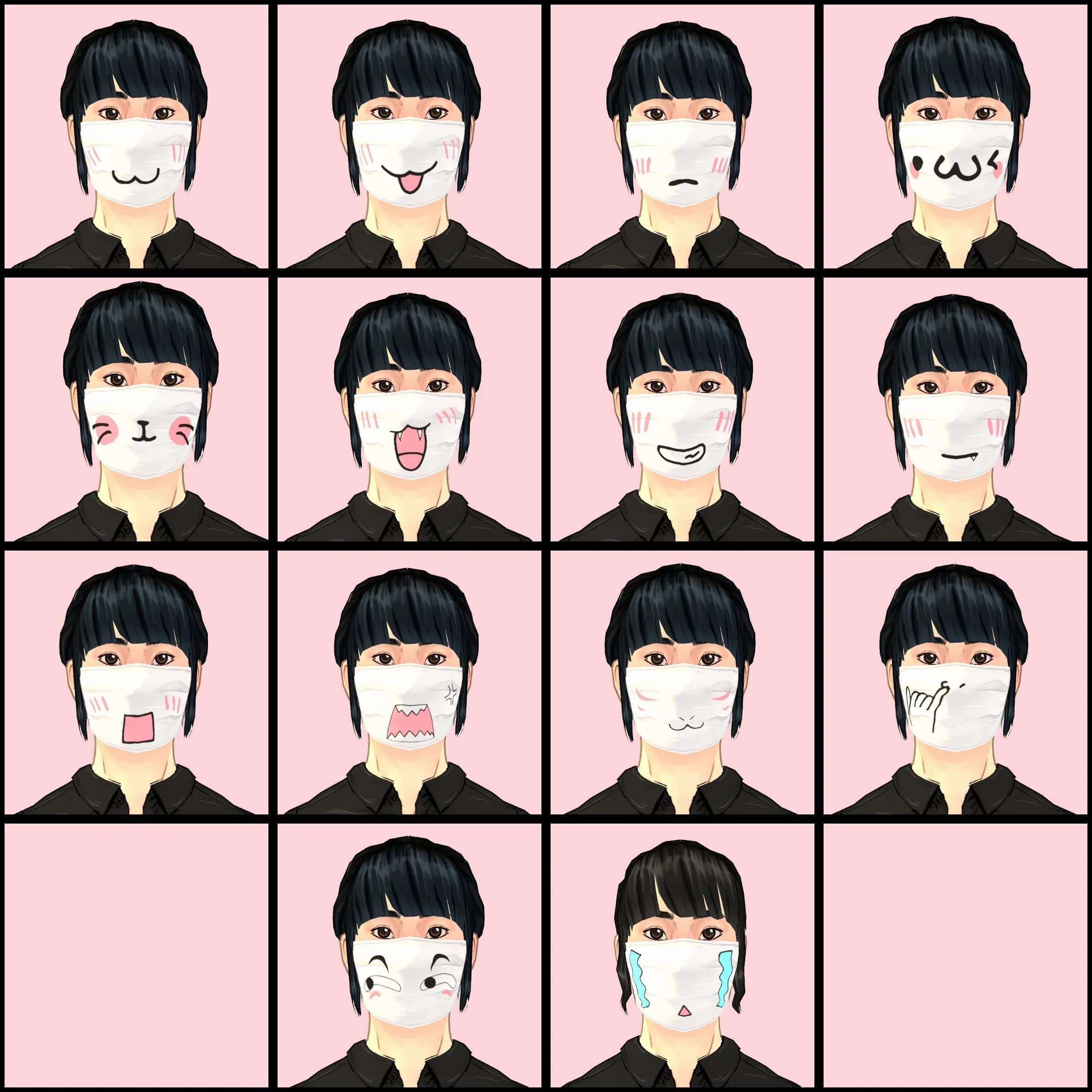 [stayzeee] Kawaii Face Masks image 1