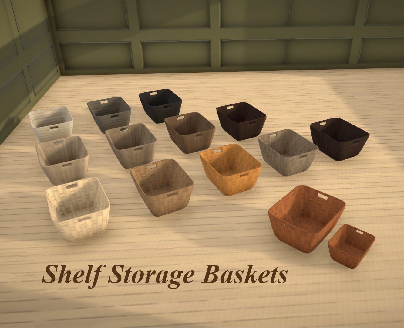 Shelf Storage Baskets image 1