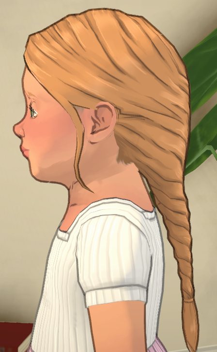 [Toddler] Hair Straightlongbraid image 3