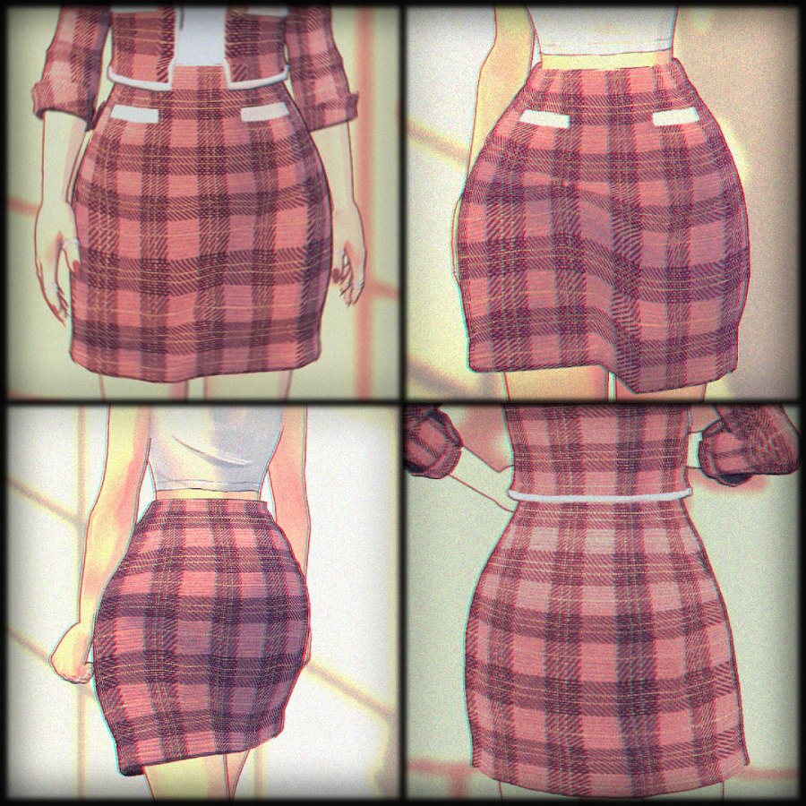 [Moons] Tweed Skirt image 2