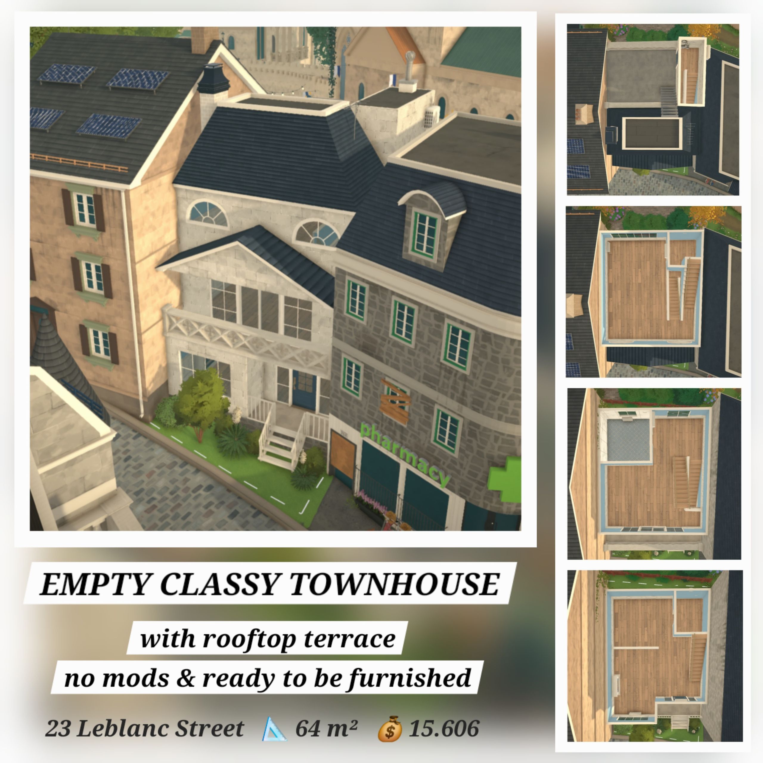 [FlaviaForesta] Empty Classy Townhouse image 1