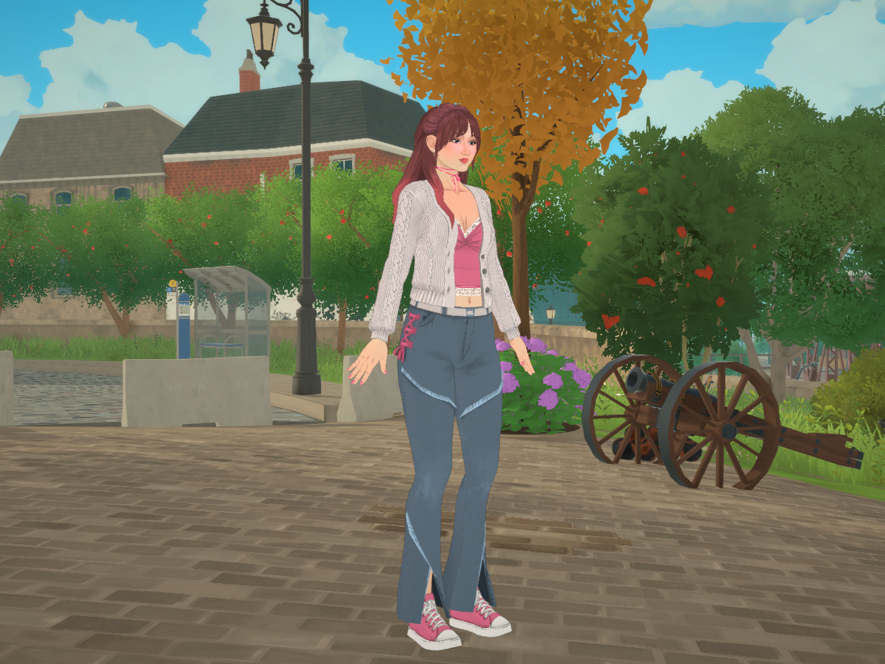 Bow jeans image 1