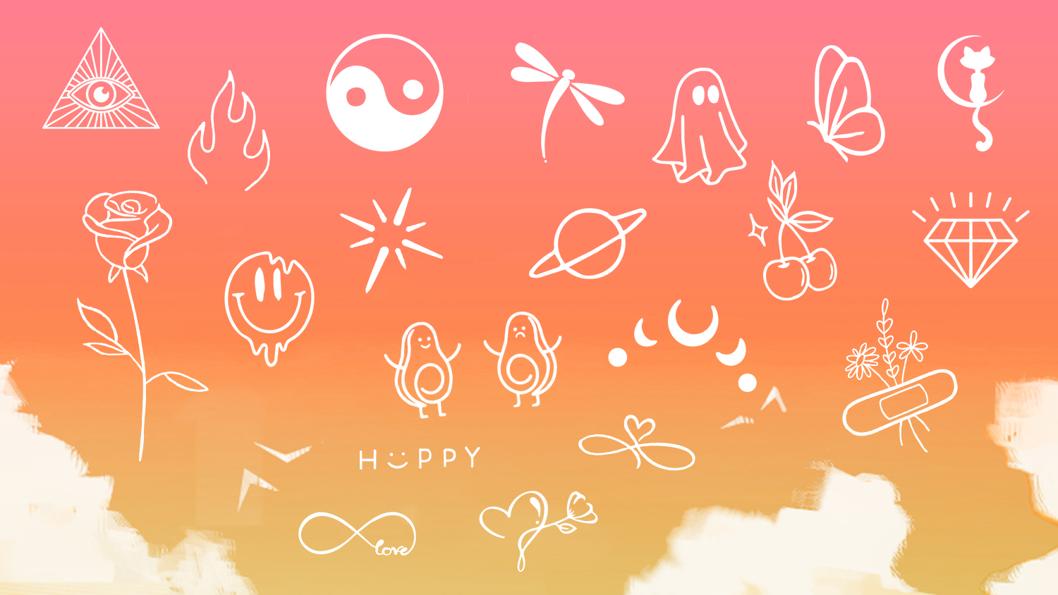 Outline Tattoos Pack - Vol.2 image 1