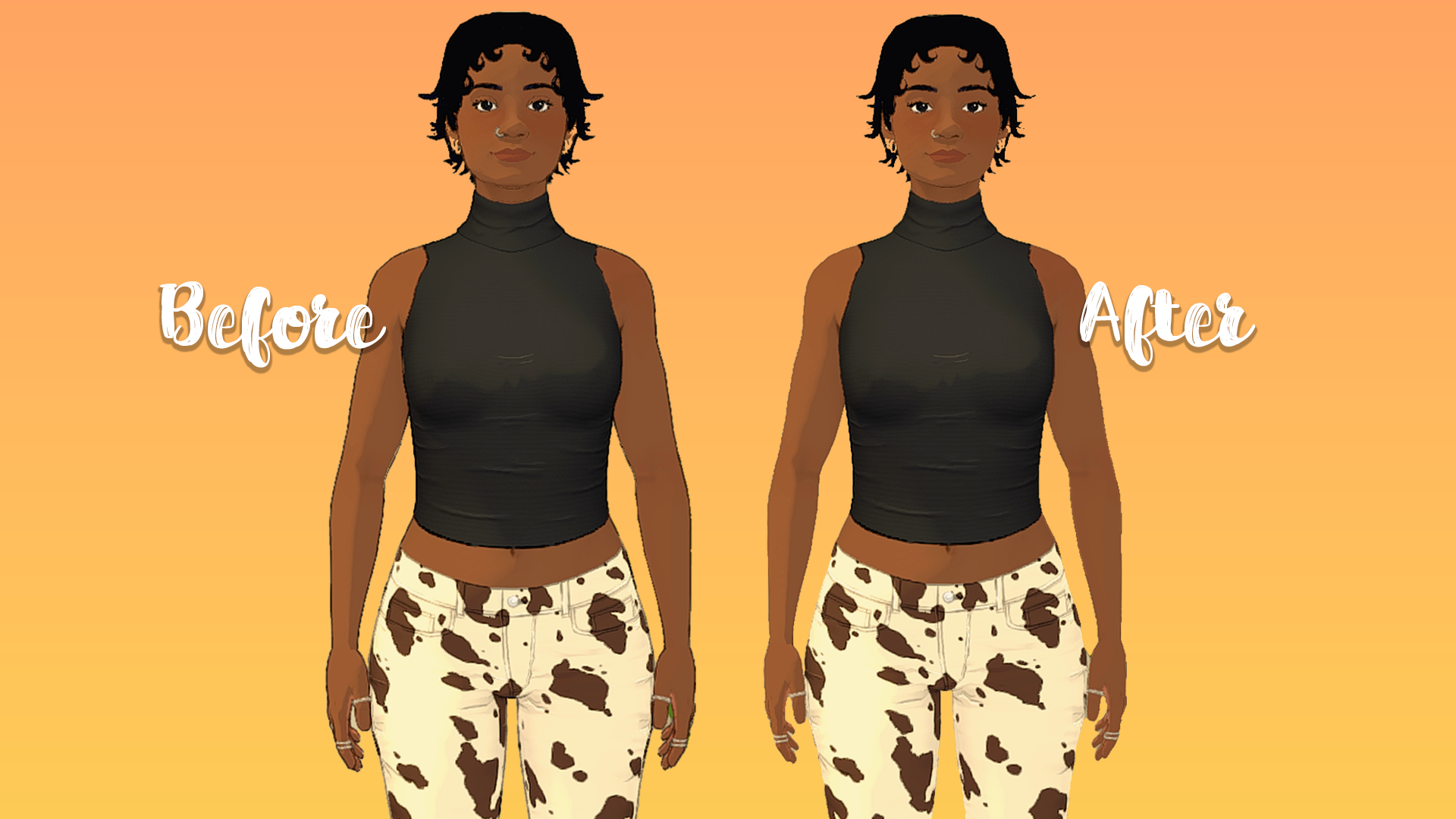 Even more subtle outline image 1