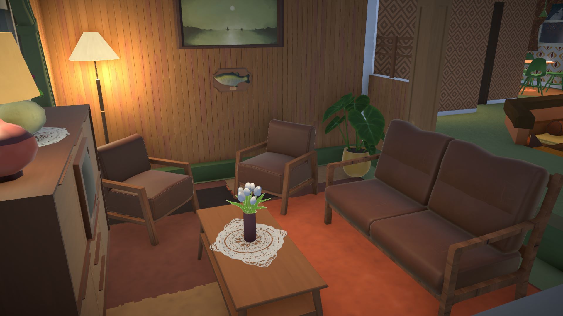 70s house with a central grooving area image 3