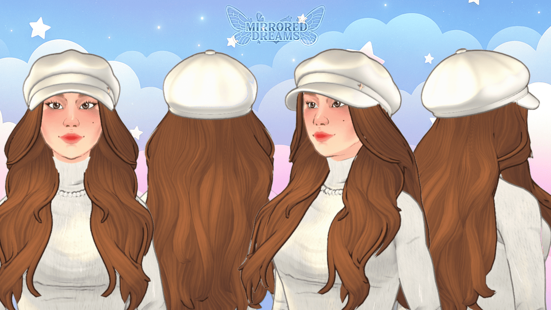 MirroredDreams_KoreanStarPeakedBeret image 1