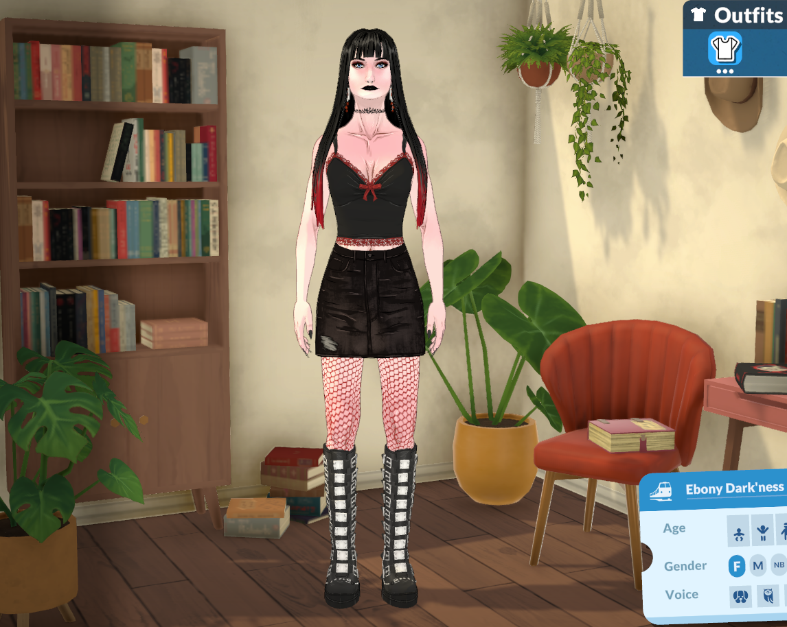 Ebony Dark'ness Dementia Raven Way from My Immortal image 1