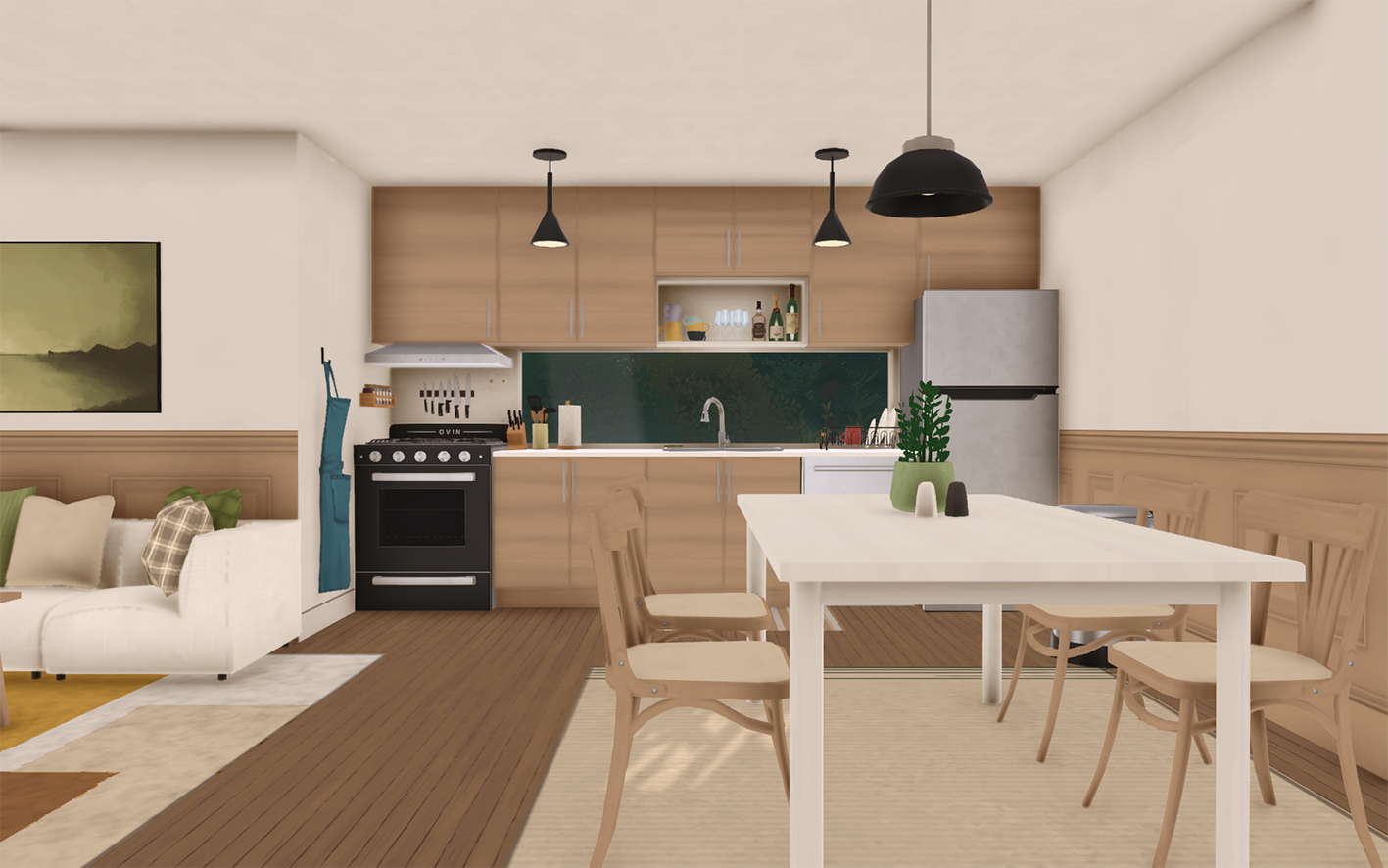 Cozy Modern Scandinavian House image 3