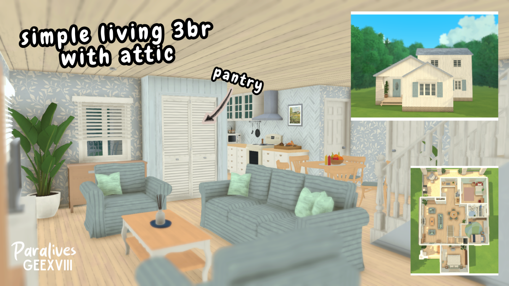 Simple Living 3br 1tb with Attic image 1
