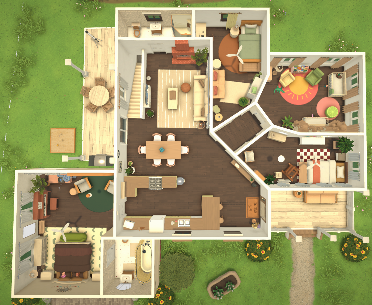 Single level large country family house image 3