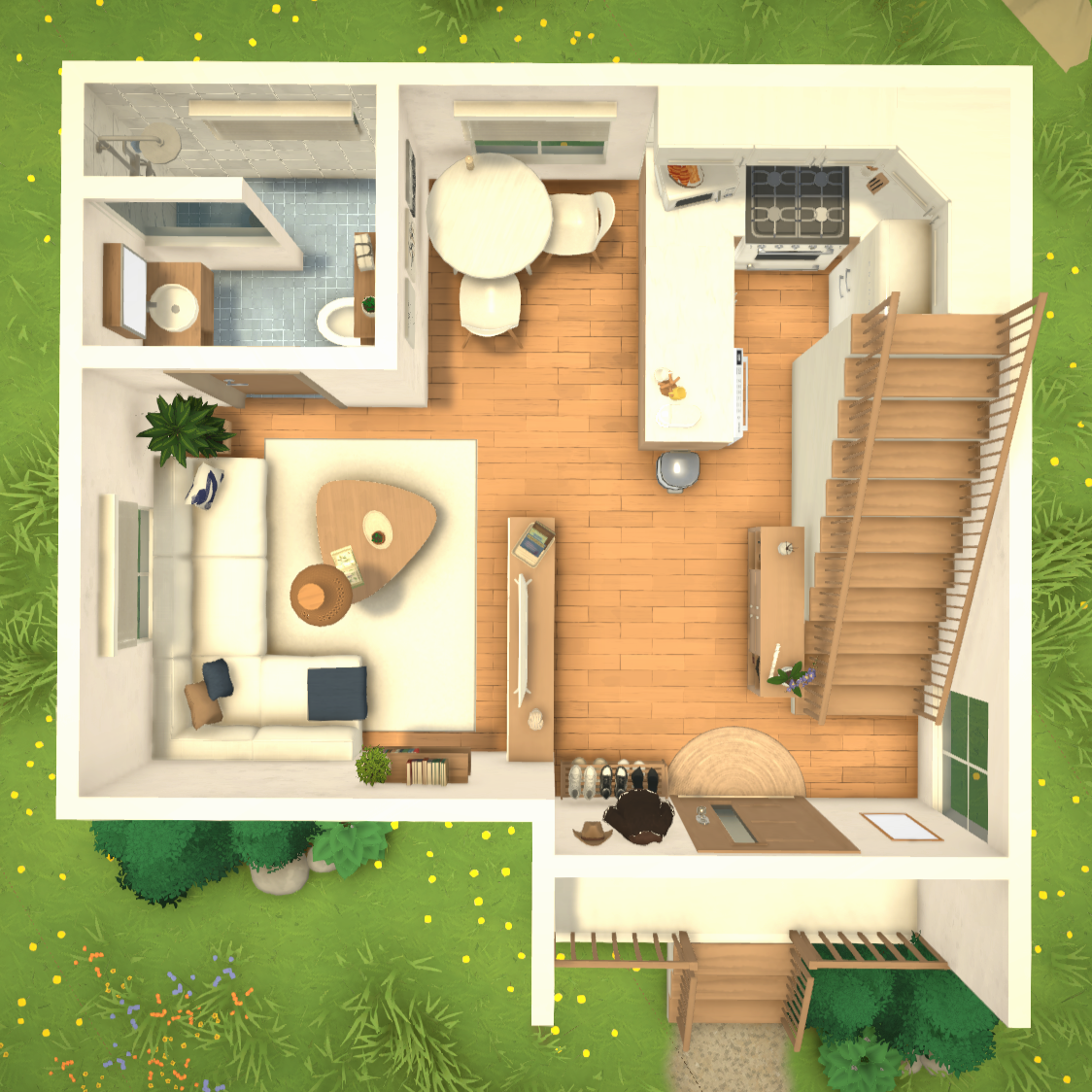 Muji Japanese & Nordic Tiny Minimal House (No CC) image 5