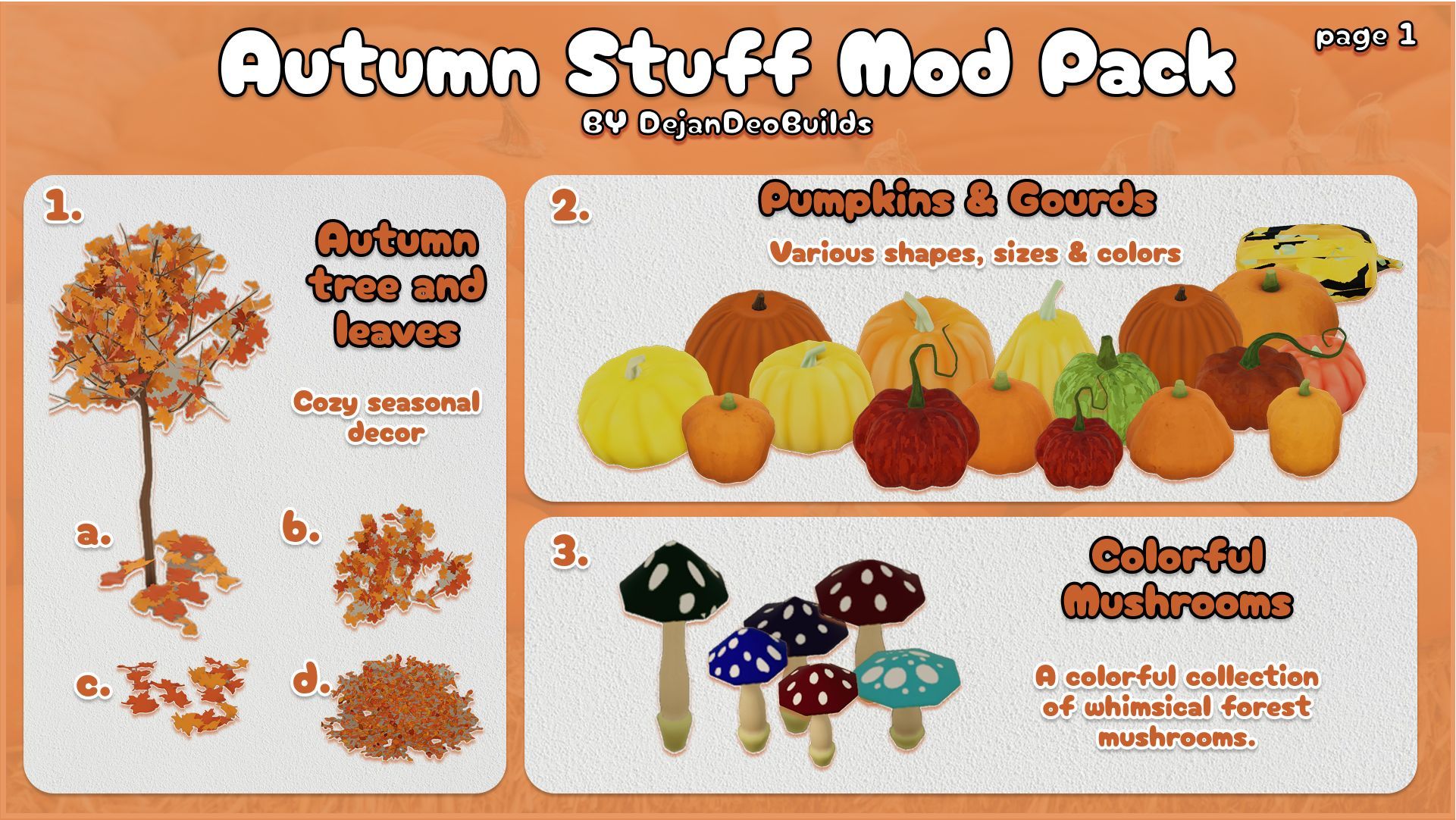 Autumn Stuff Mod Pack image 1