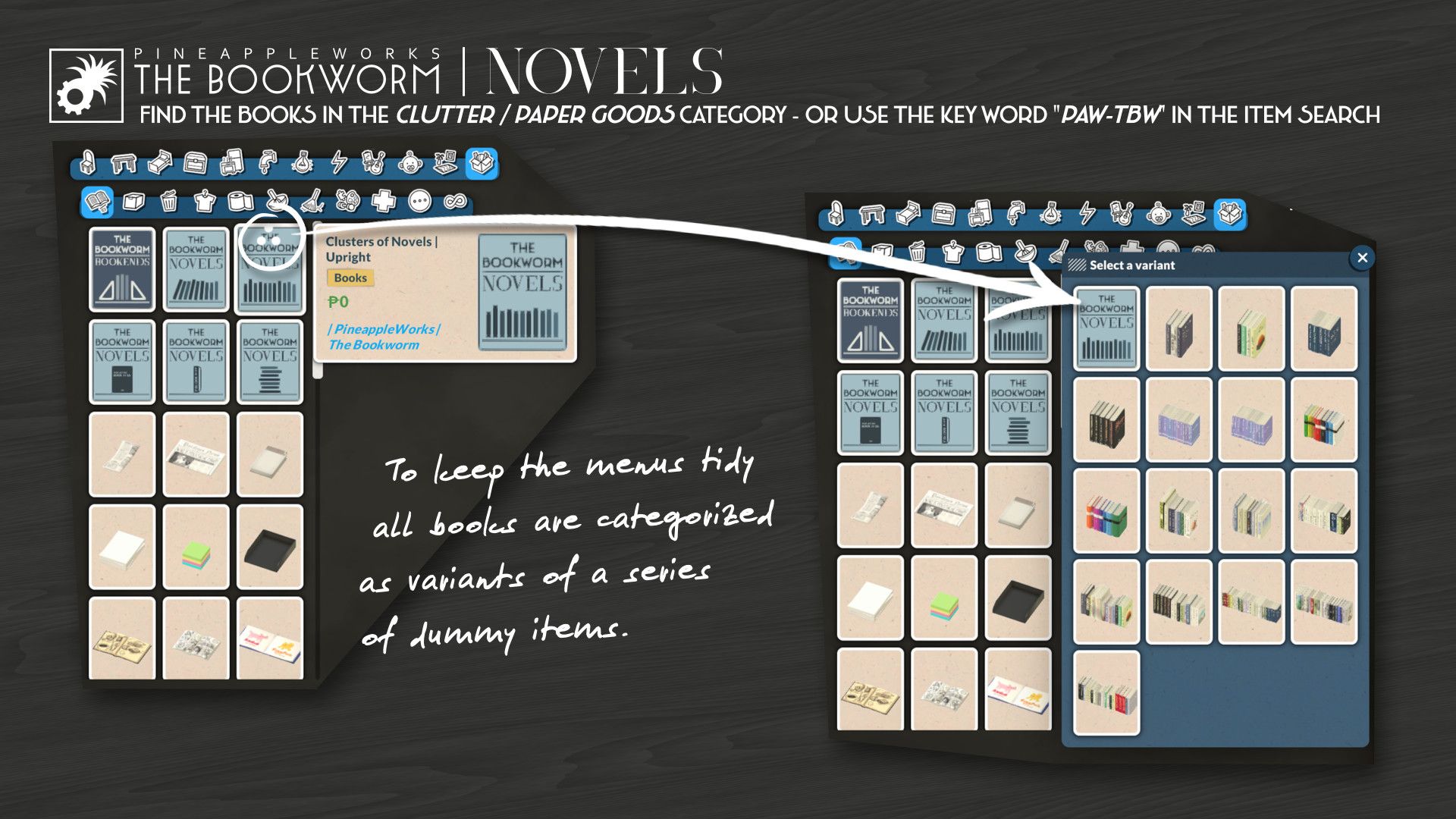 | PaW | The Bookworm | Novels - New Books for Decoration image 10