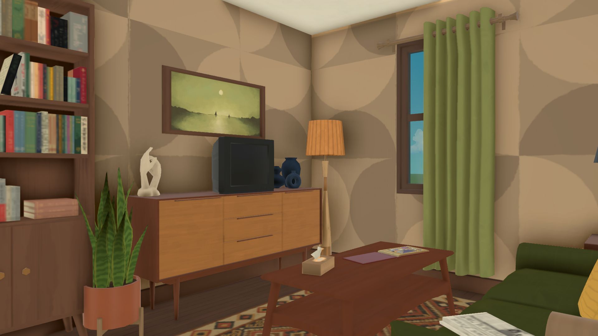 Mid-Century Den image 3