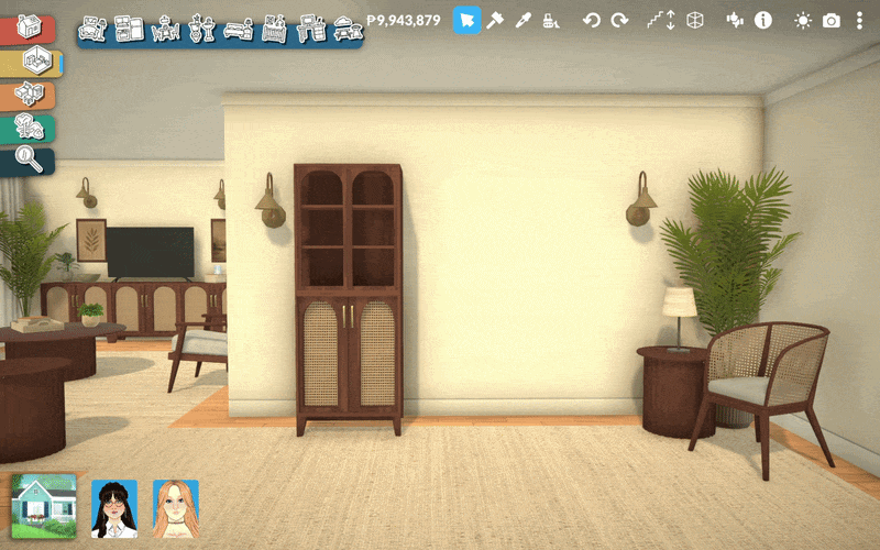 [tinypapa] Arched Cane Tall Cabinet image 1