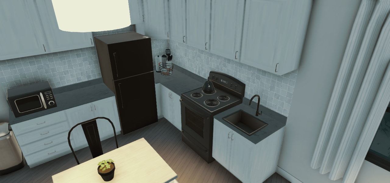 Black & White Starter Apartment image 3