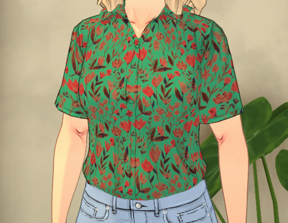 Vibrant Botanical Pattern image 3