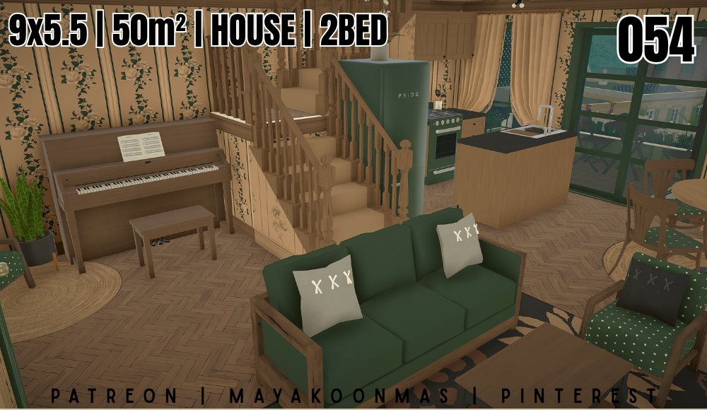 054 HOUSE 2BED 9X5.5 image 2