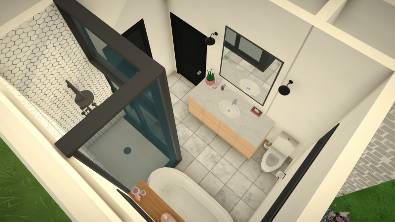 Modern Pink Cabin image 11