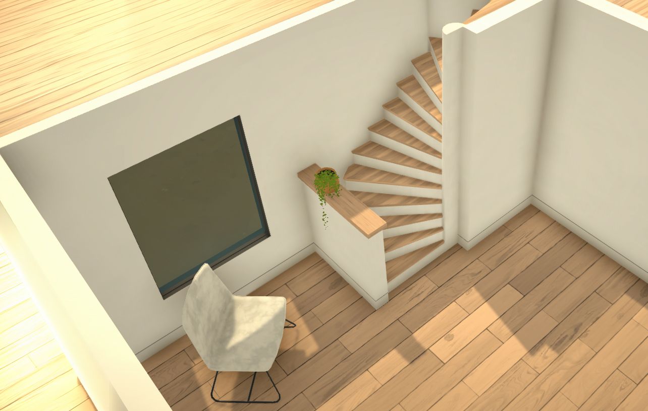 Spiral Staircase Half Turn image 4