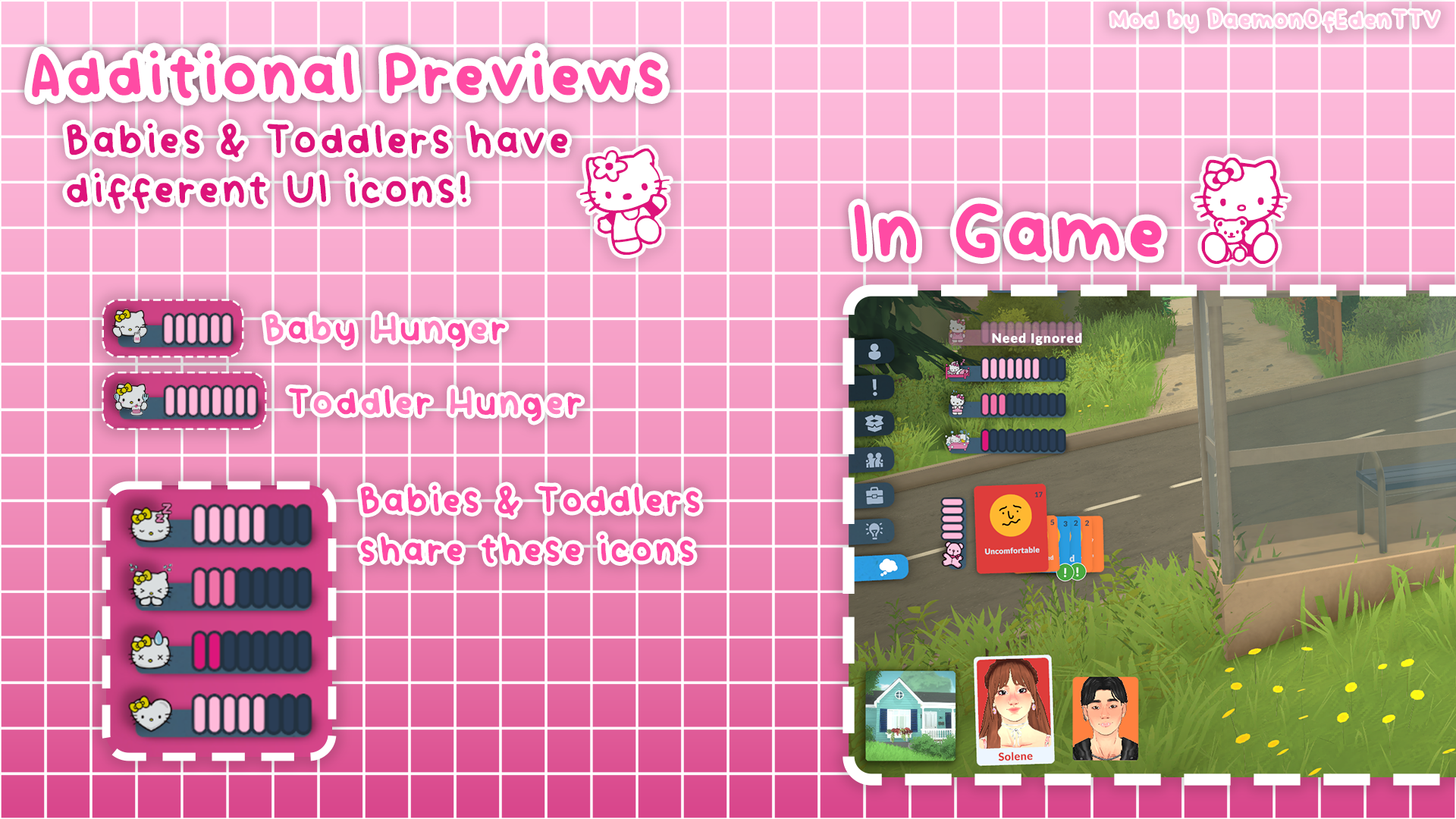 Hello Kitty Pink Needs UI Icons and Recolor image 1