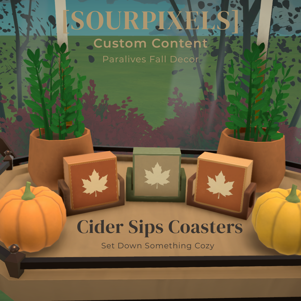 Cider Sips Coasters [SOURPIXELS] image 1