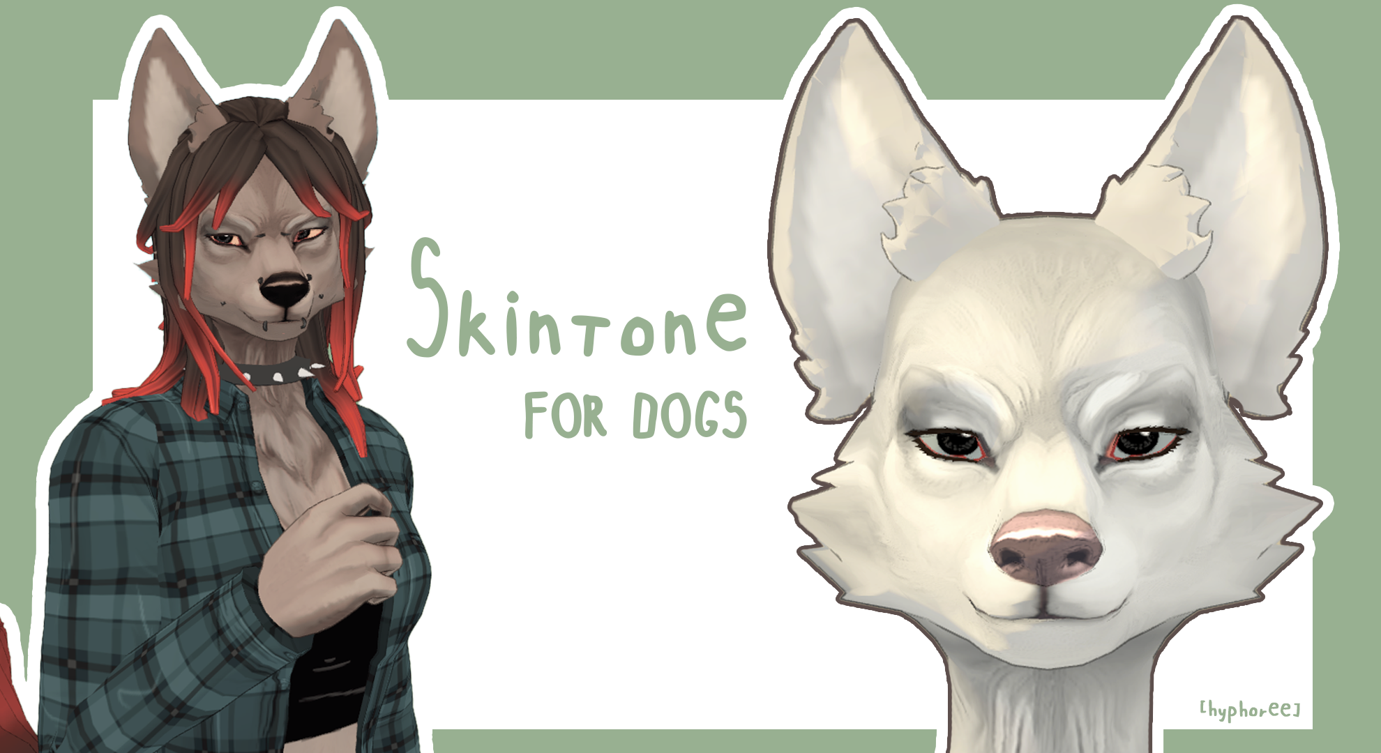 [hyphoree] Dog Skintone image 1