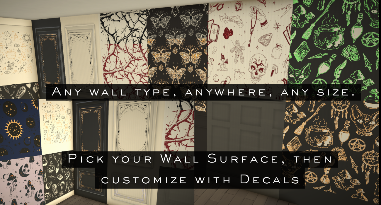 [satanisist] Wallpaper as Decals: Witchcraft Pack image 2