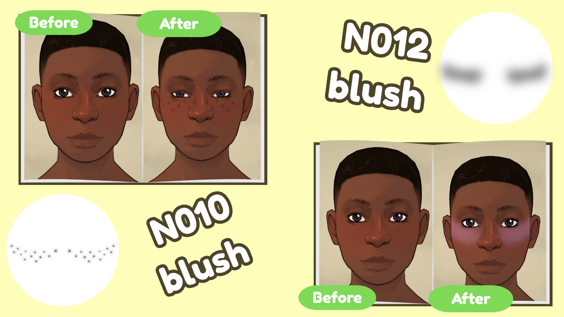 +butterfly blush makeup set + image 7