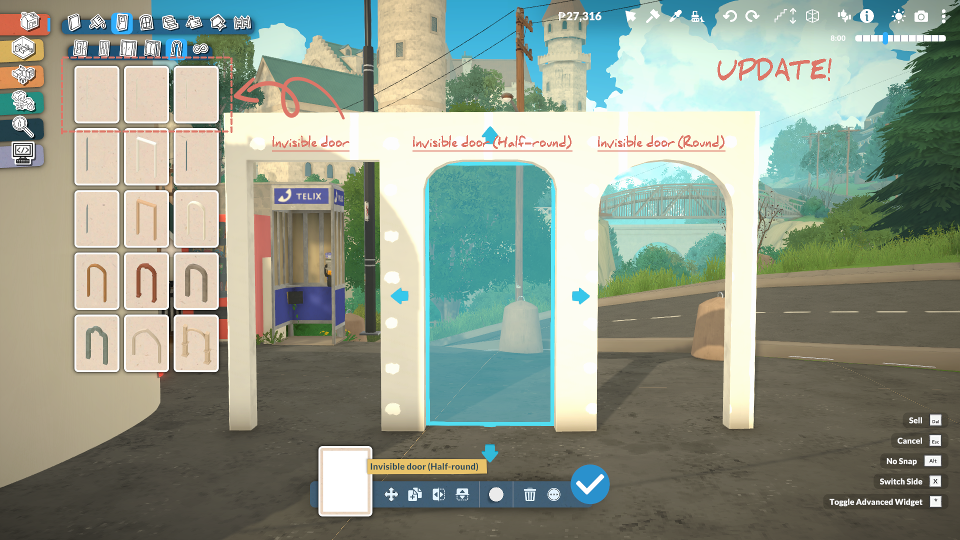 UPDATE : Invisible door (Fix : Invisible wall blocked Parafolk walking) image 6
