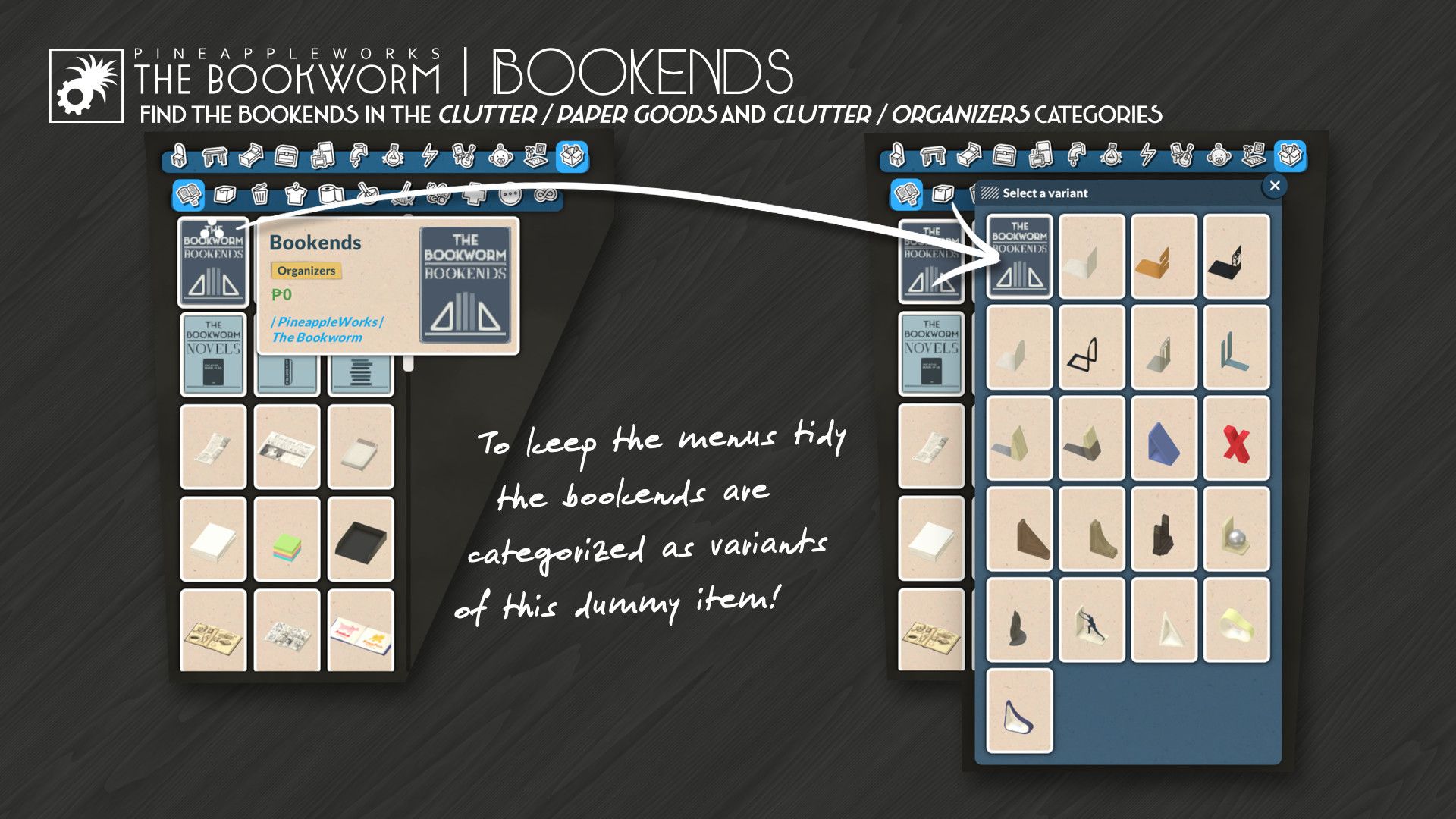 | PaW | The Bookworm | Bookends image 7