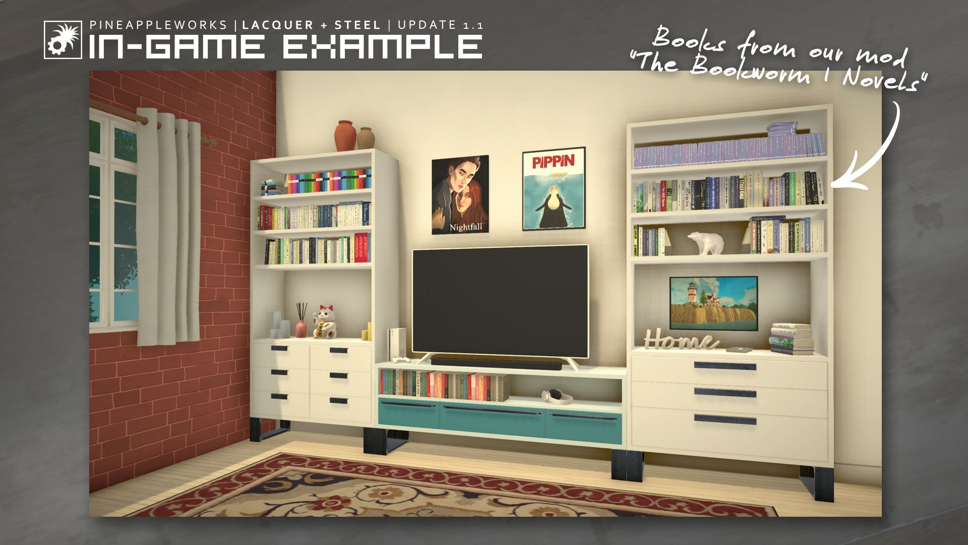 | PaW | Lacquer+Steel | Furniture Pack with 85 pieces image 8