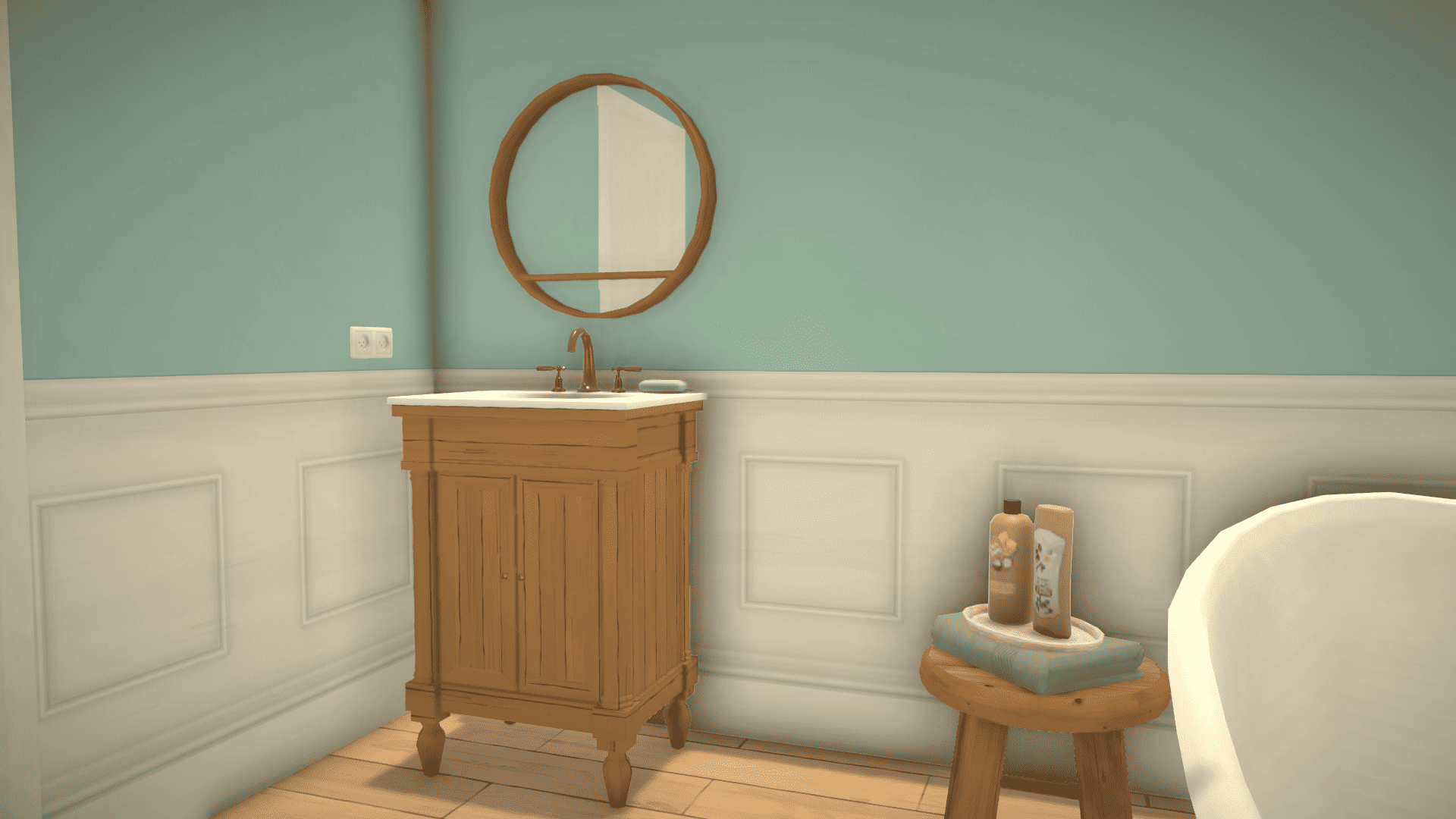 Cozy country bathroom image 3