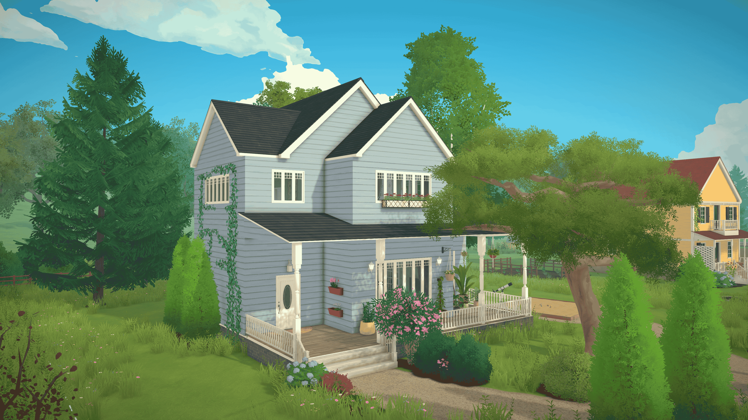 Blue Suburban/Farm House image 1